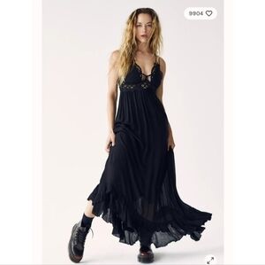 Free People Black Maxi Dress